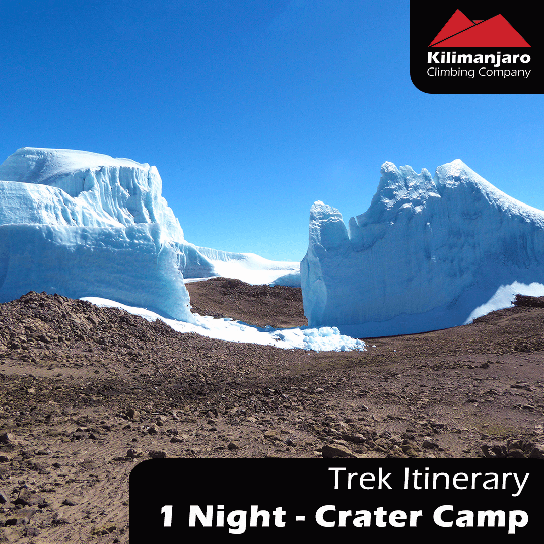 1 NIGHT – CRATER CAMP